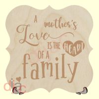 A MOTHER'S LOVE PLAQUE