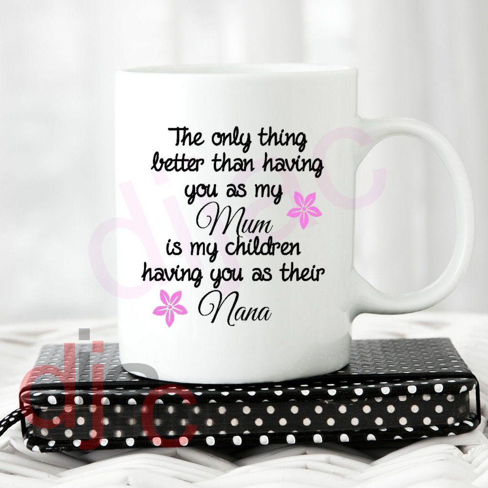 THE ONLY THING BETTER DECAL 8 X 8 cm