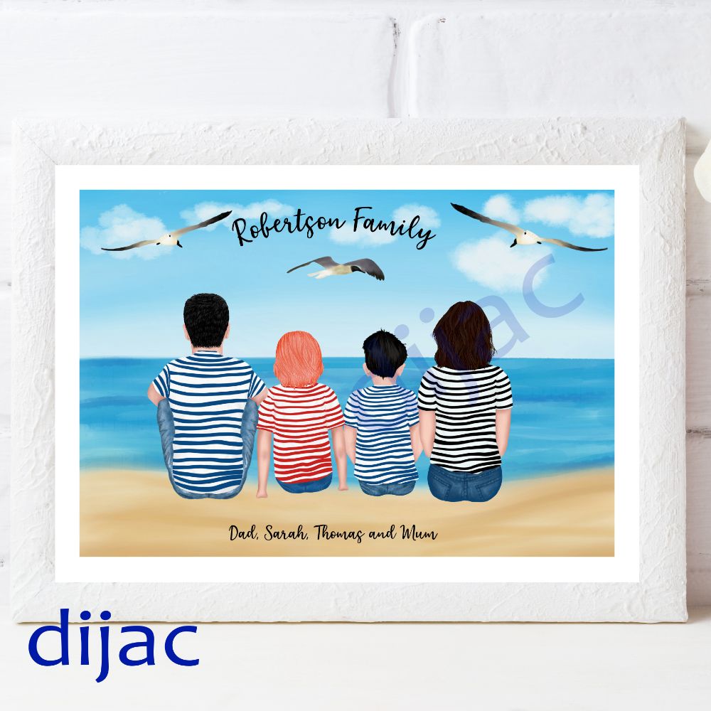 Beach Family Prints