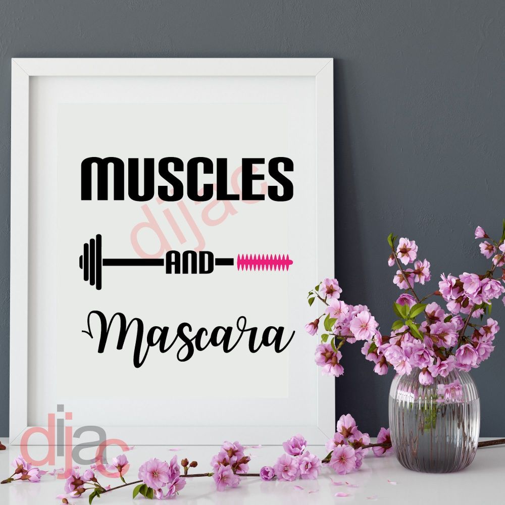 MUSCLES AND MASCARA 15 x 15 cm