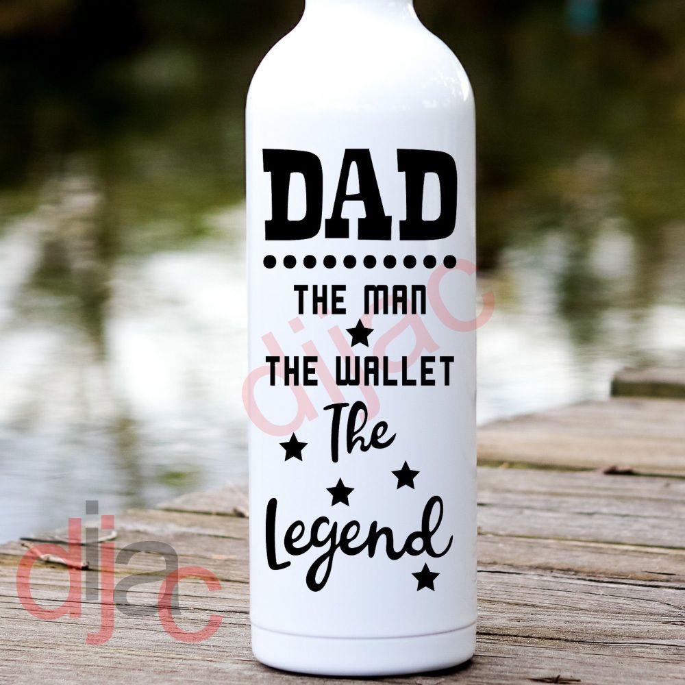 Dad The Man The Wallet / Vinyl Decal