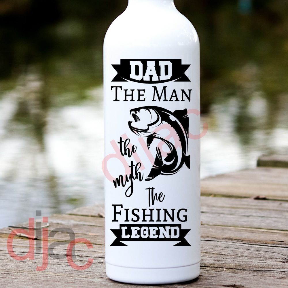 Dad The Fishing Legend / Vinyl Decal
