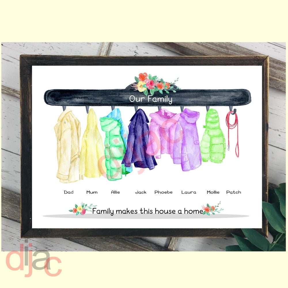 COAT RACK FAMILY (D2) DIGITAL PRINT