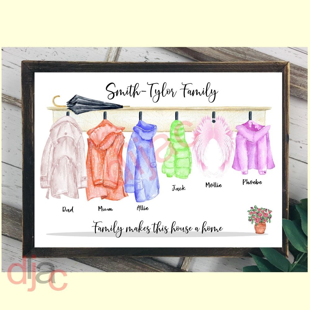 COAT RACK FAMILY (D1) DIGITAL PRINT