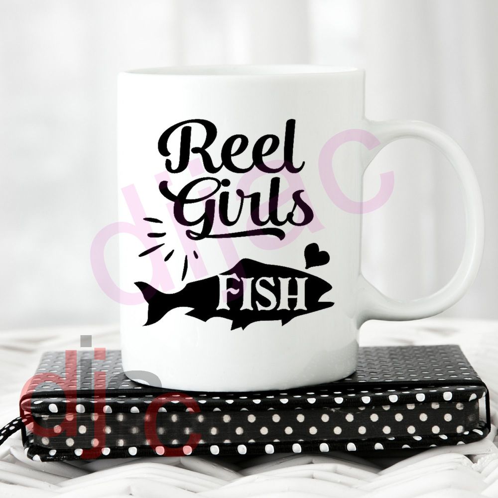 REEL GIRLS FISH<br>8 x 8.5 cm