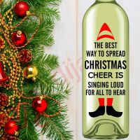 THE BEST WAY TO SPREAD CHRISTMAS CHEER<br>8 x 17.5 cm decal