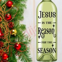 JESUS IS THE REASON FOR THE SEASON<br>8 x 17.5 cm decal