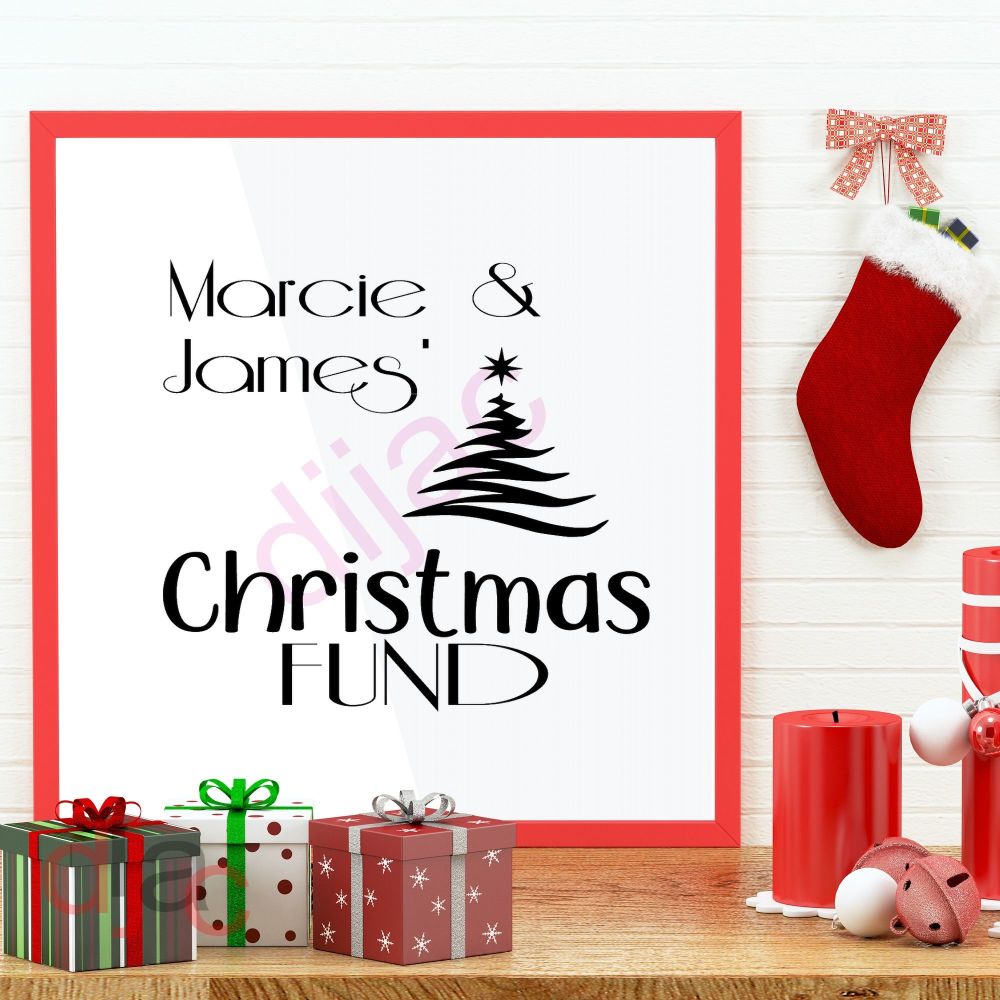 Christmas Fund / Personalised Christmas Decal