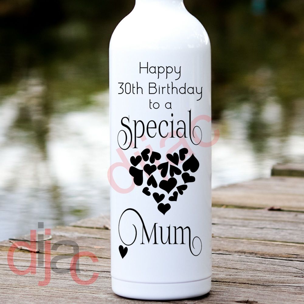 Happy Birthday To A Special... / Personalised Vinyl Decal D2