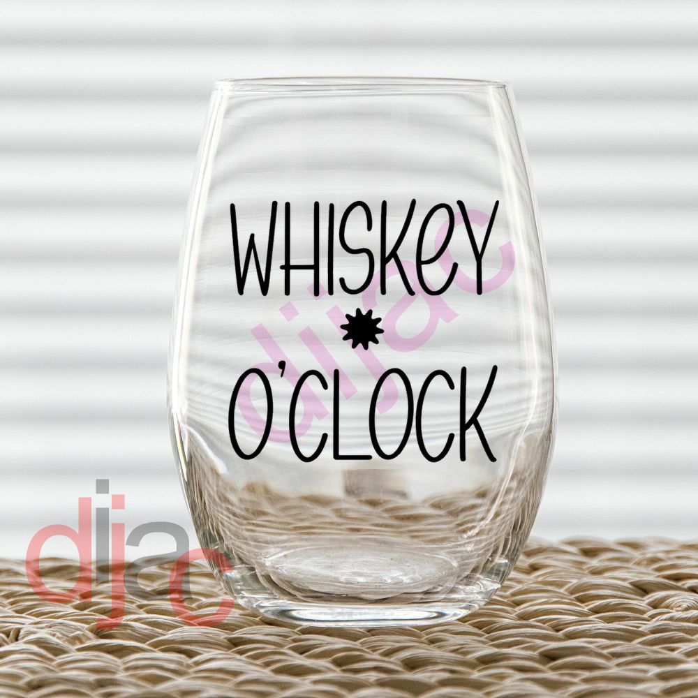 Whiskey O'clock / Vinyl Decal