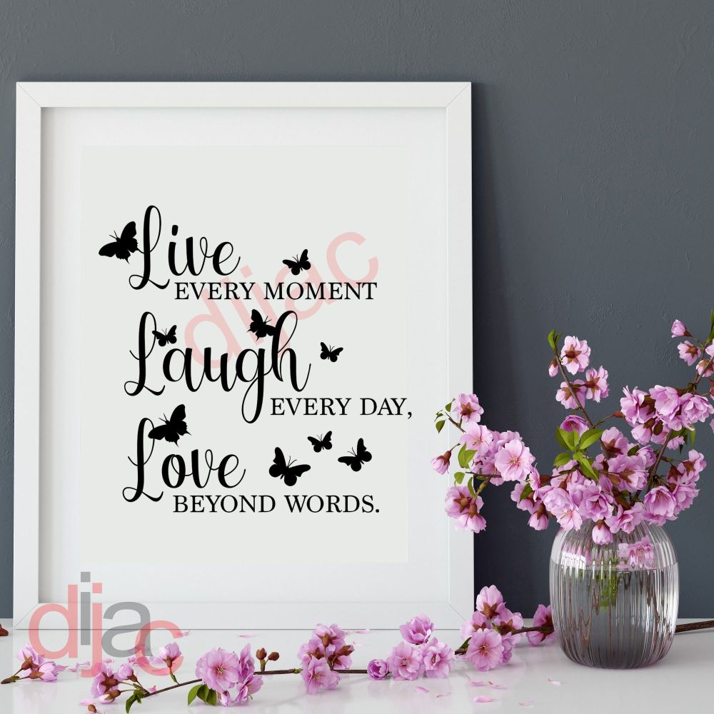 LIVE LAUGH LOVE<br>15 x 15 cm