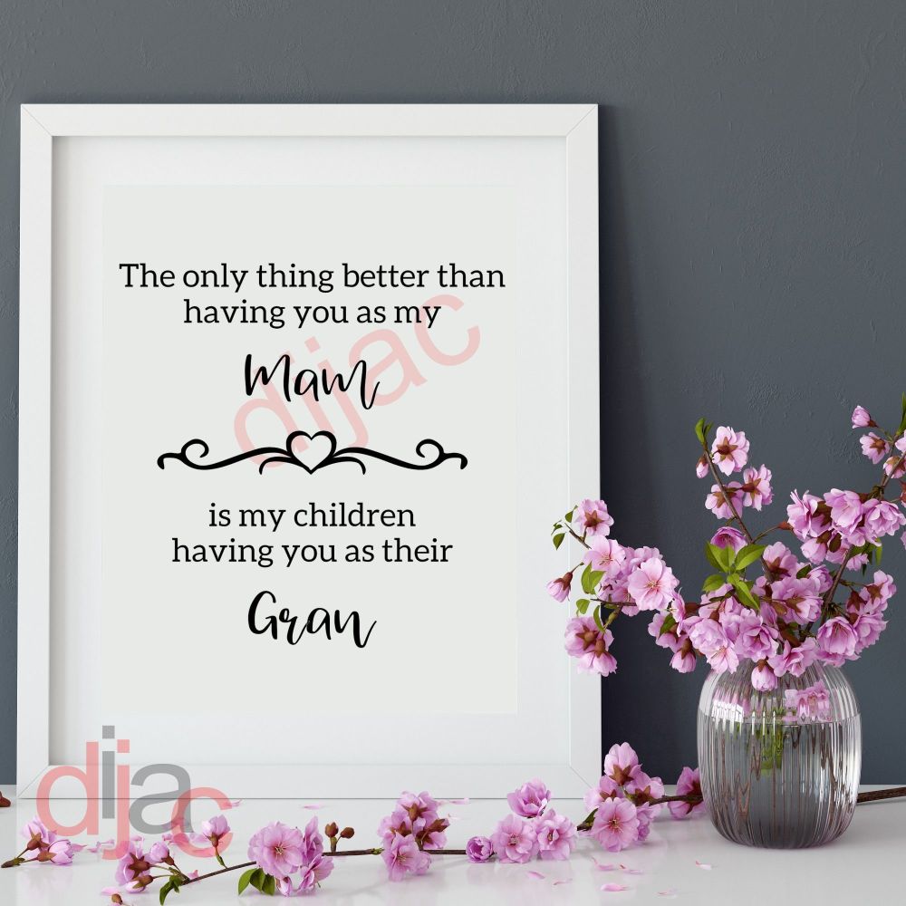 THE ONLY THING BETTER<br>15 x 15 cm