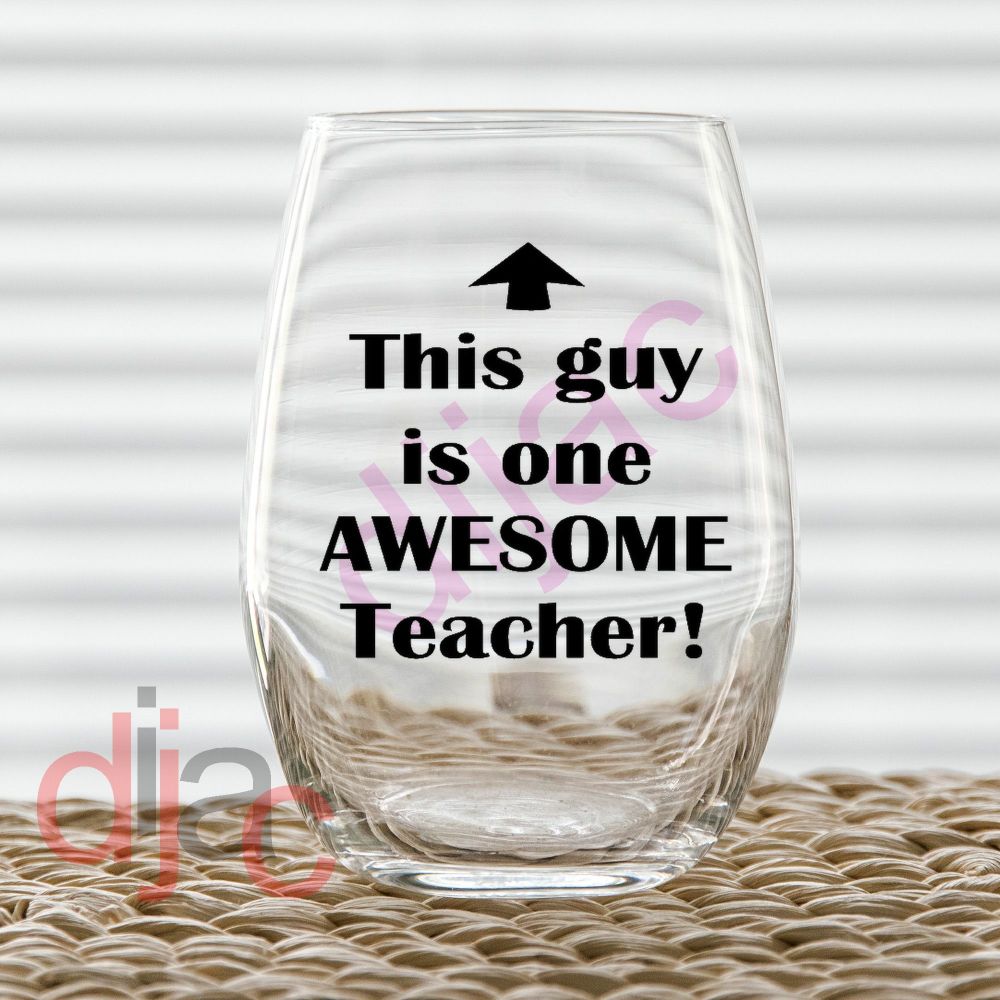 AWESOME TEACHER DECAL 