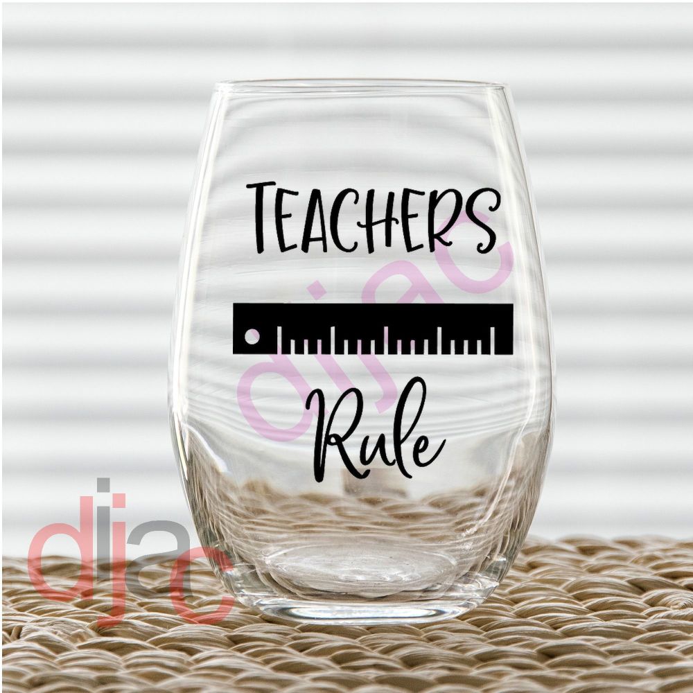 Teachers Rule / Teaching Vinyl Decal