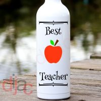 BEST TEACHER<br>8 x 17.5 cm