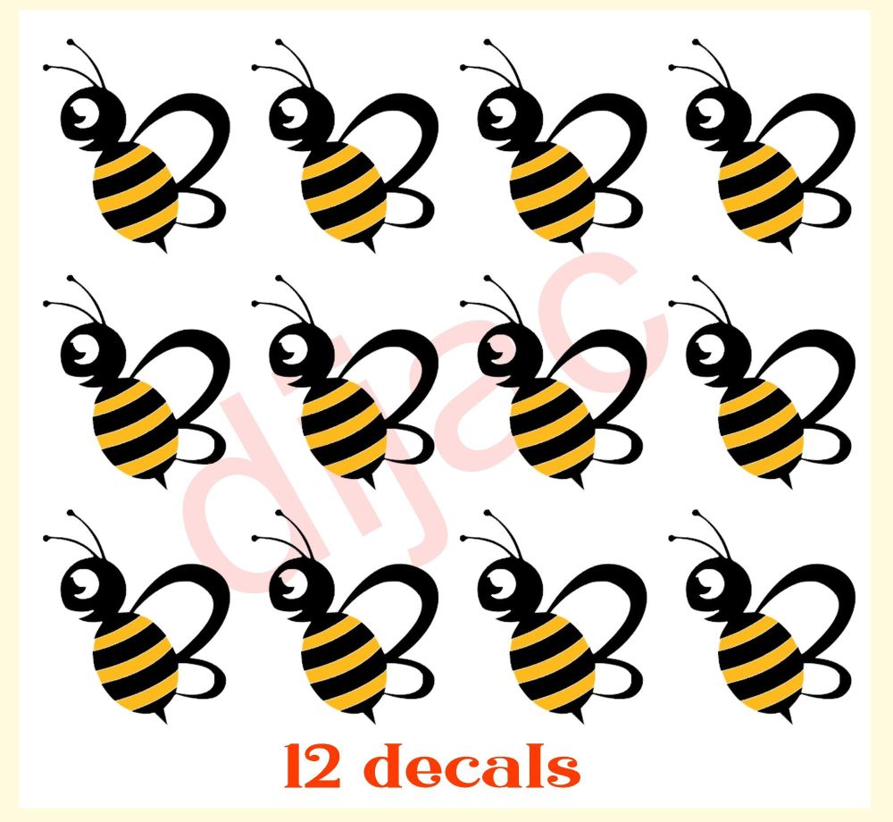 BEES x 12<br>4 x 4.5 cm