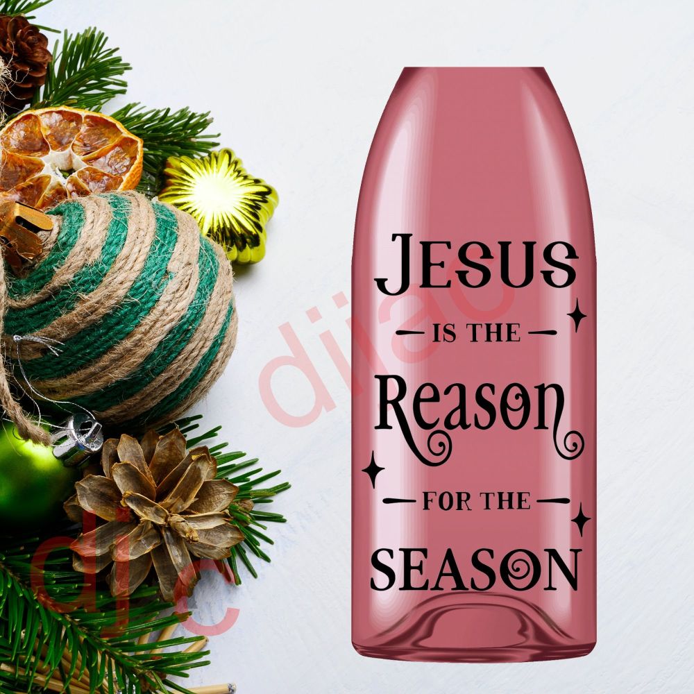 JESUS IS THE REASON<br>9 x 14 cm decal