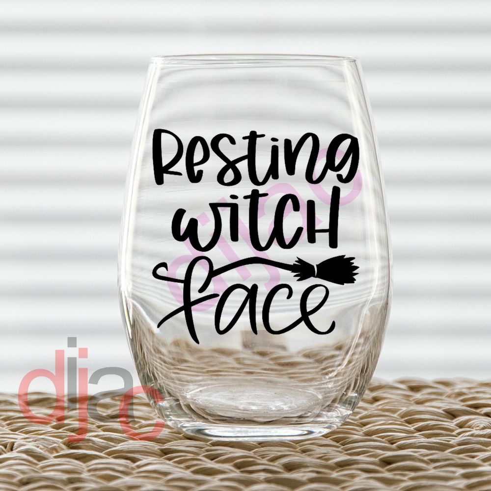 Resting Witch Face / Vinyl Decal