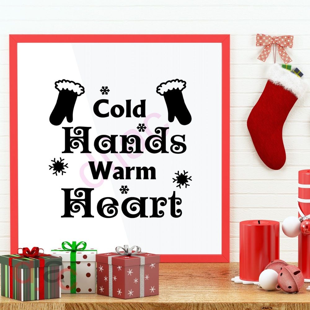 COLD HANDS WARM HEART15 x 15 cm