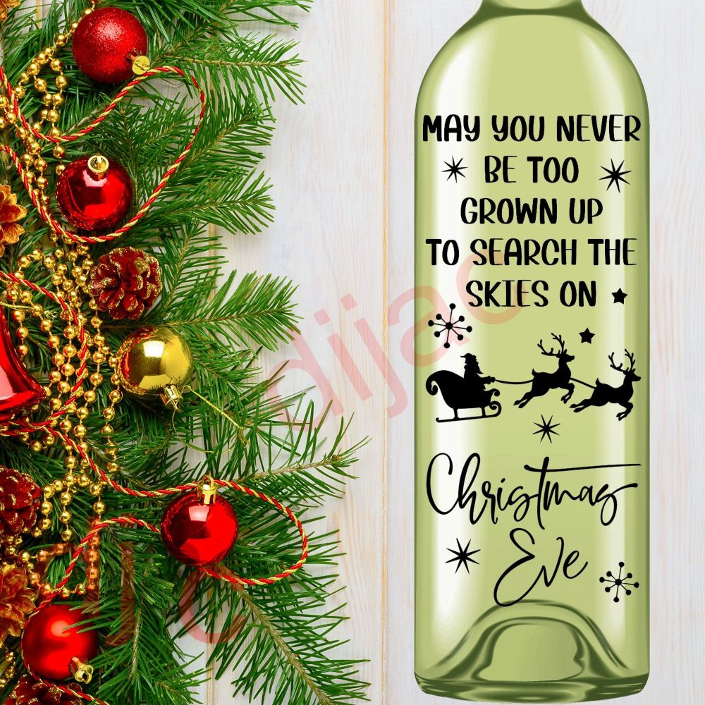 May You Never Be Too Grown Up / Christmas Vinyl Decal