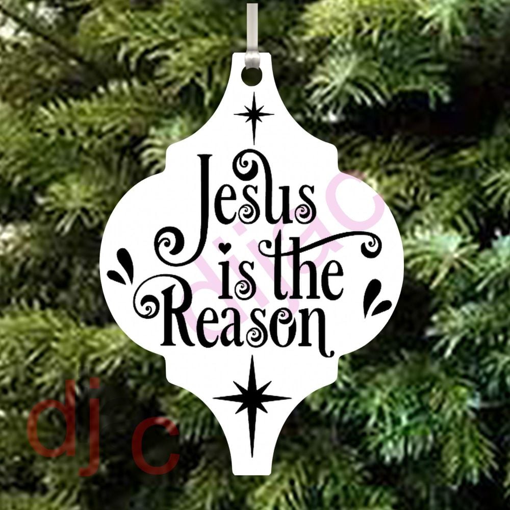 JESUS IS THE REASON<BR> ARABESQUE ACRYLIC DECORATION