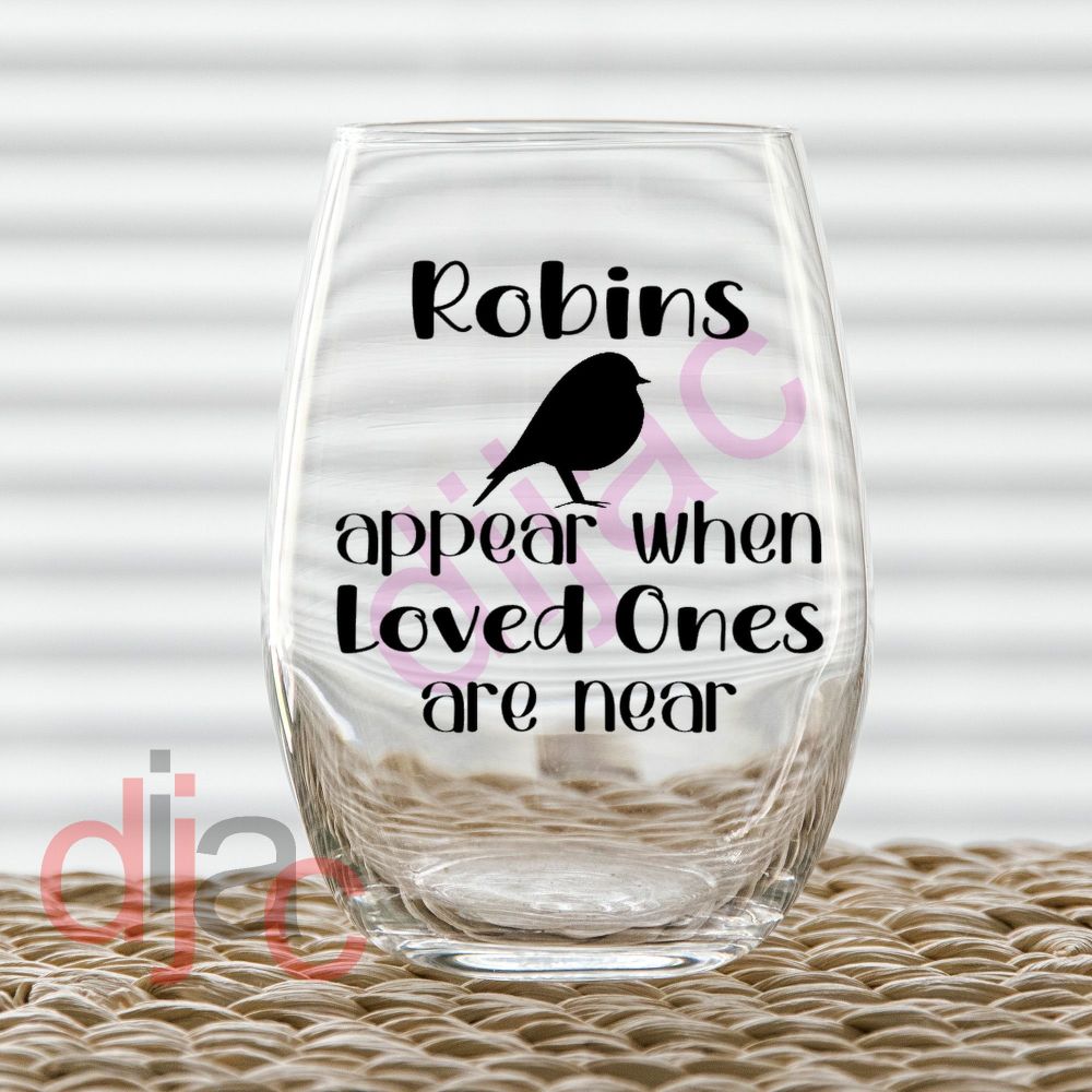 ROBINS APPEARLOVED ONES7.5 x 7.5 cm decal