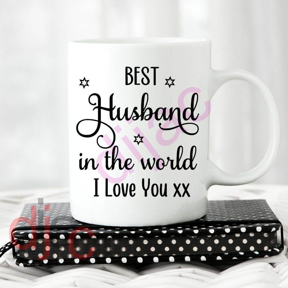BEST HUSBAND IN THE WORLD<br>8 x 8.5 cm