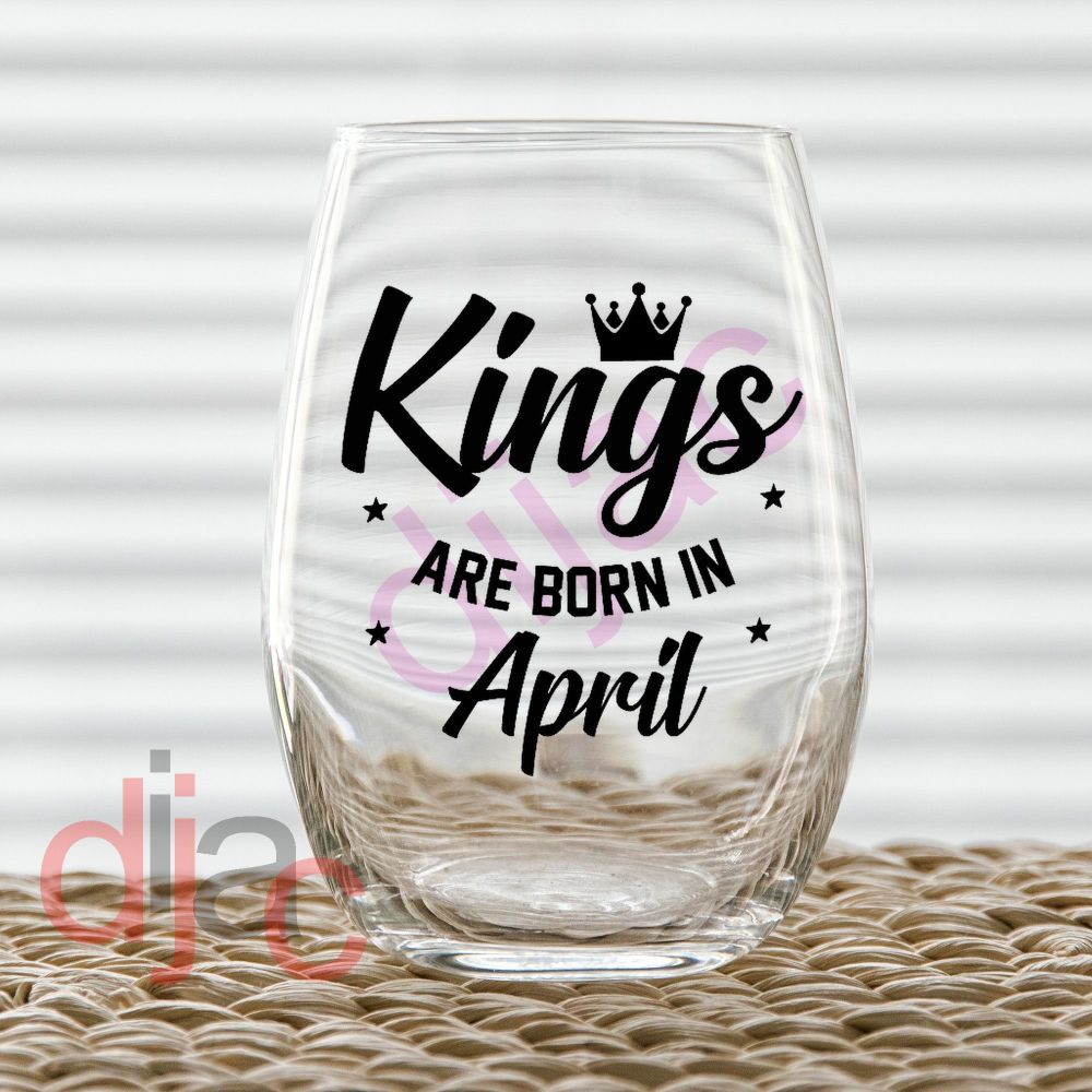 Kings are born in / Vinyl Decal