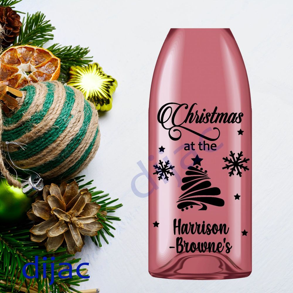 Christmas At The / Personalised Christmas Decal