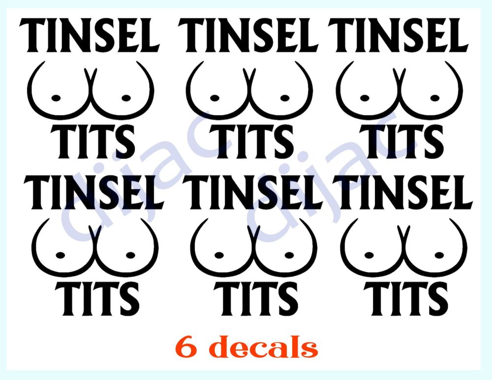 TINSEL TITS X 67.5 x 7.5 cm