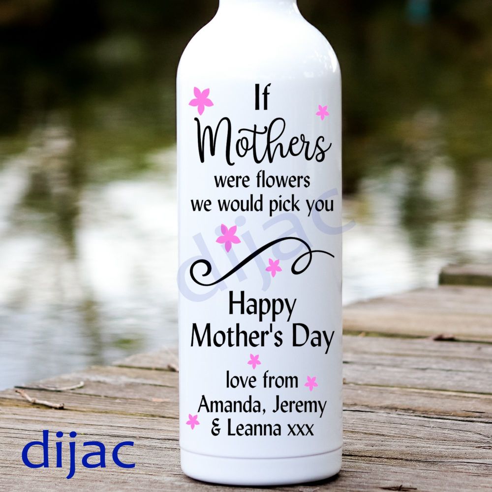 If Mothers Were Flowers / Personalised Vinyl Decal D2