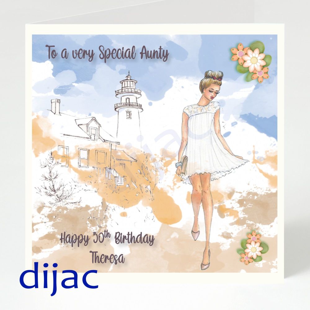 Special Female Happy Birthday Card HBS1
