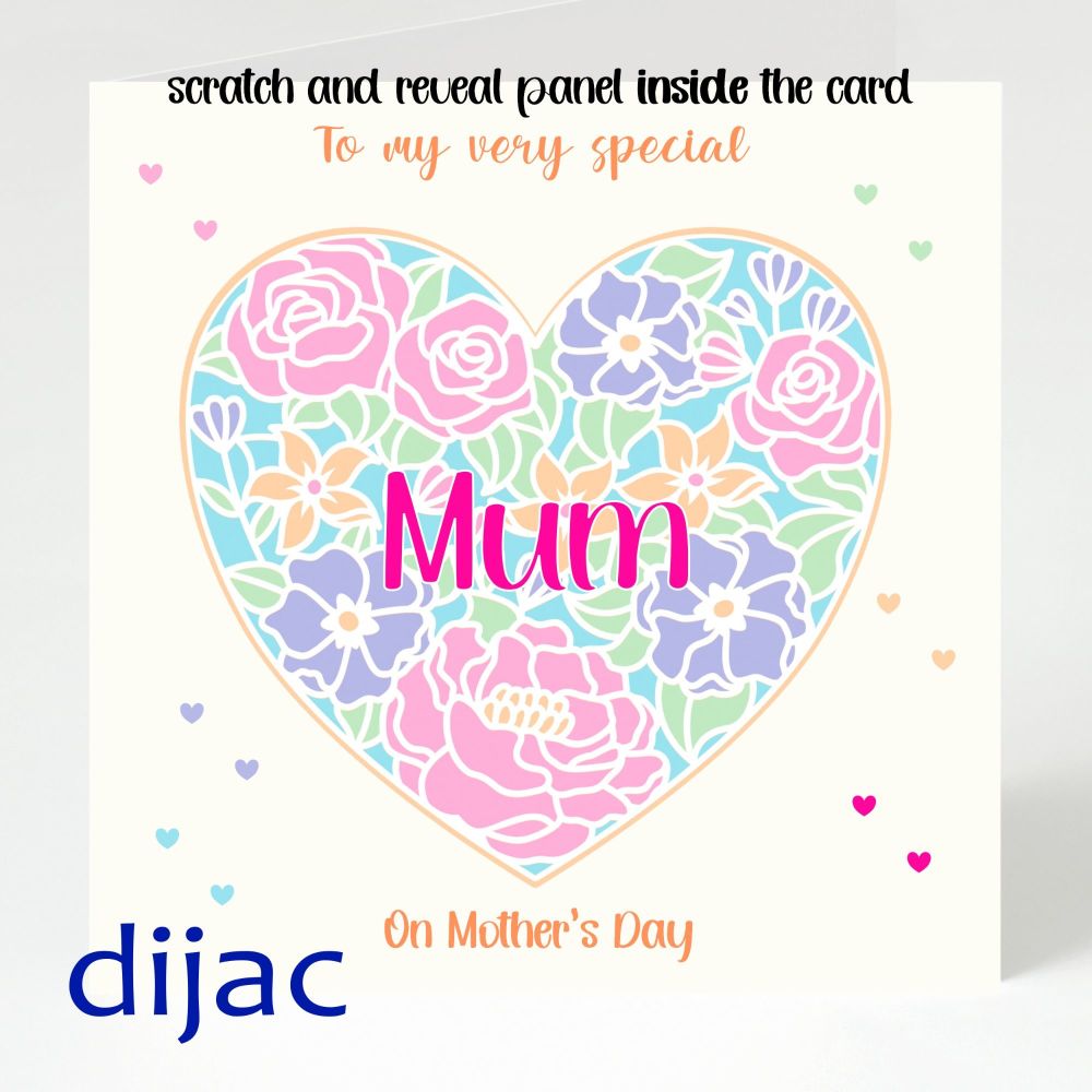 Scratch Off Mother's Day Card SCMD3
