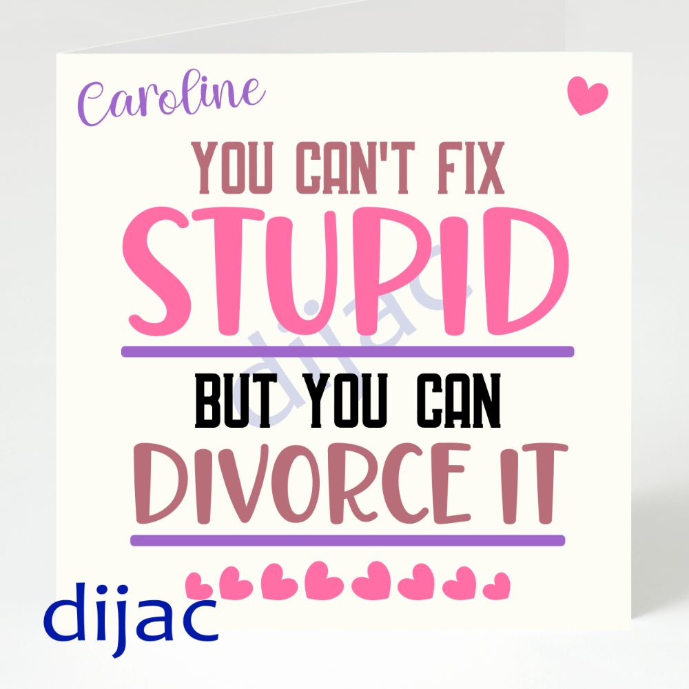 Divorce/Motivational Cards