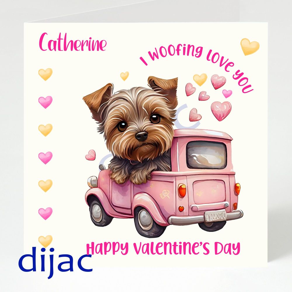 Personalised Valentine's Card GCV13