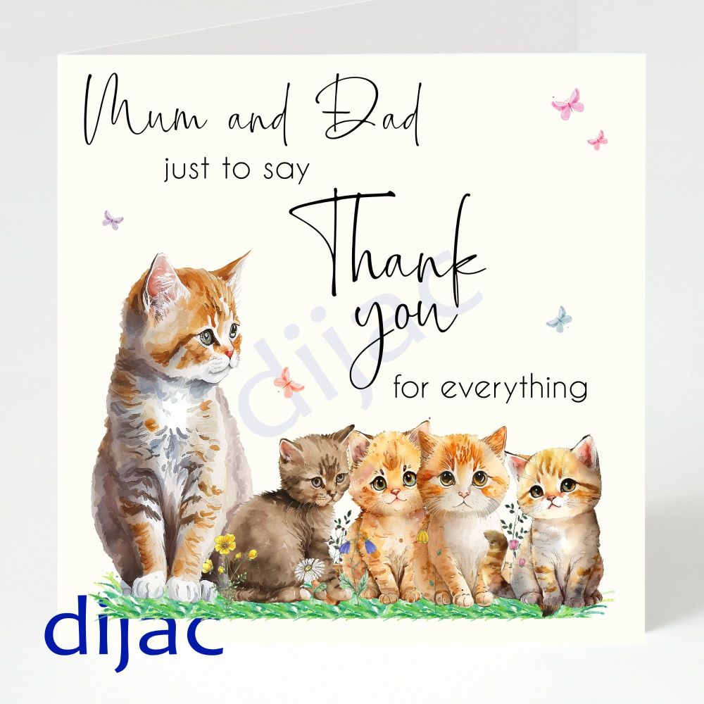Personalised Thank You Card GCTY8