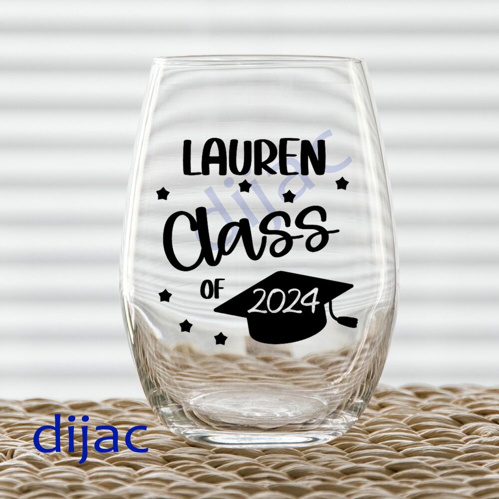 Class Of 2024 / Personalised Vinyl Decal