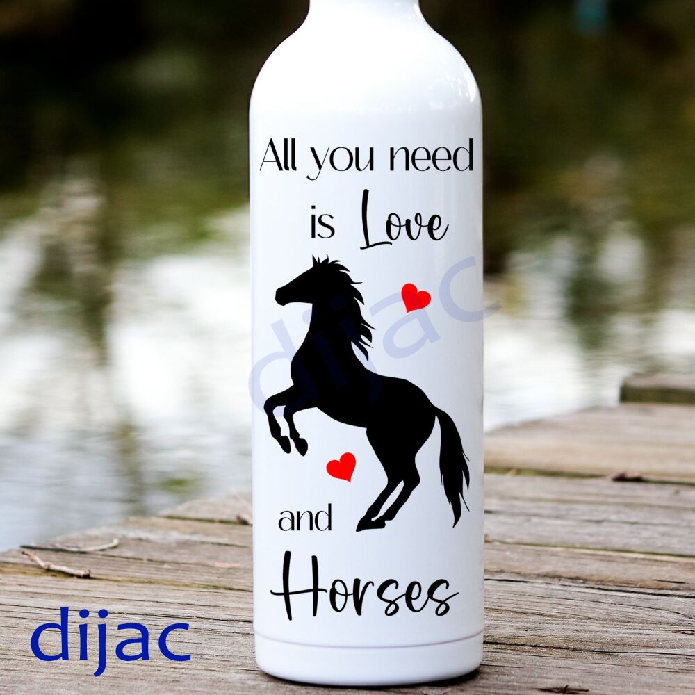 All You Need Is Love And Horses / Vinyl Decal