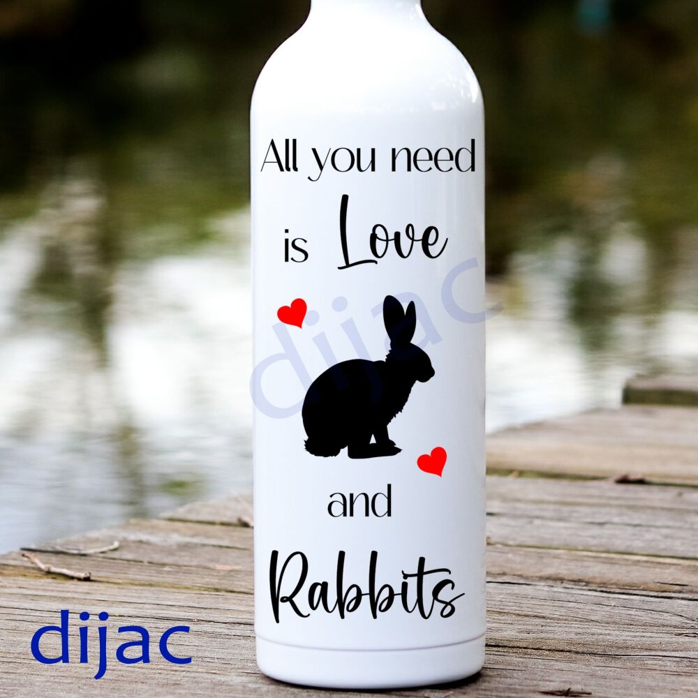 All You Need is Love And Rabbits / Vinyl Decal
