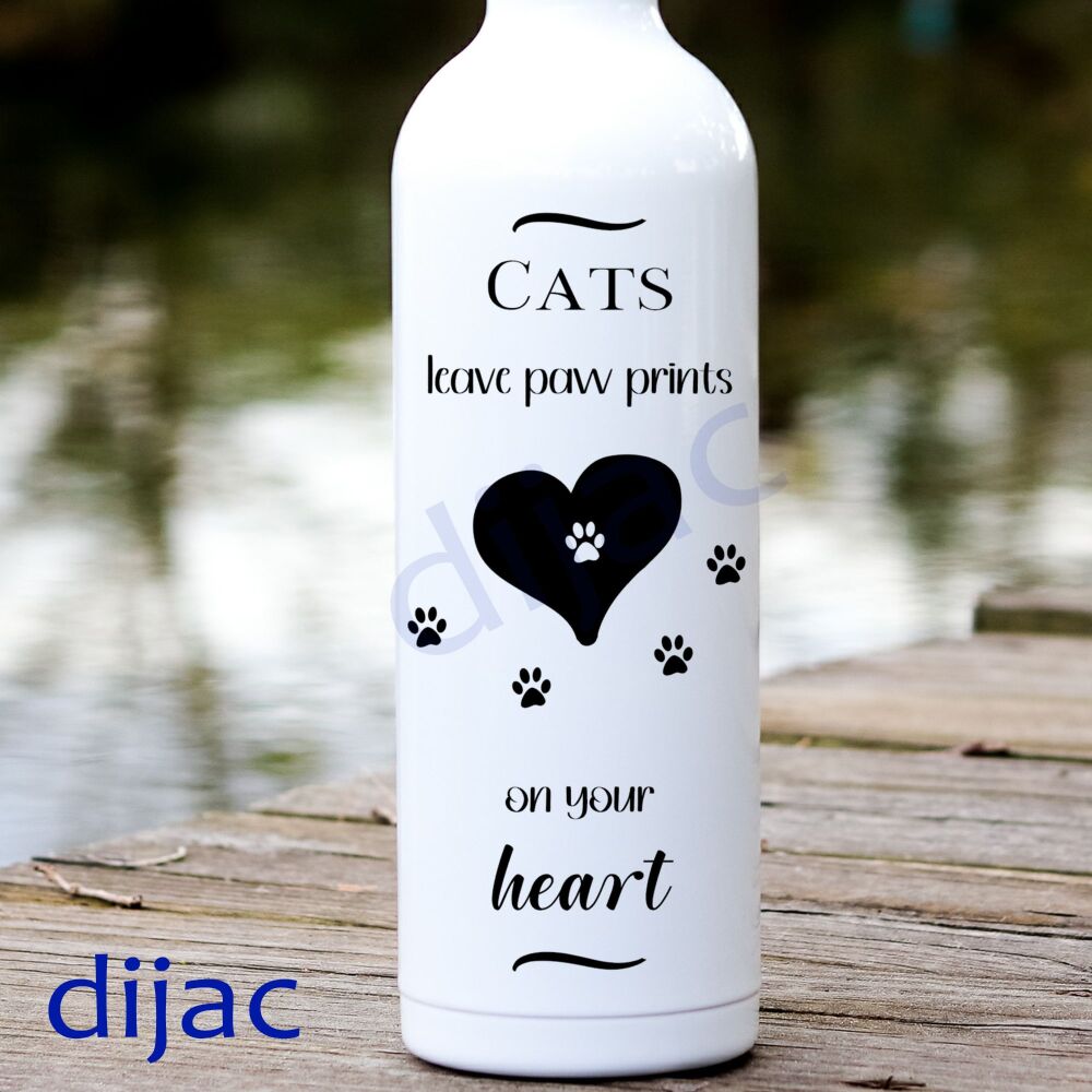 Cats Leave Paw Prints / Vinyl Decal