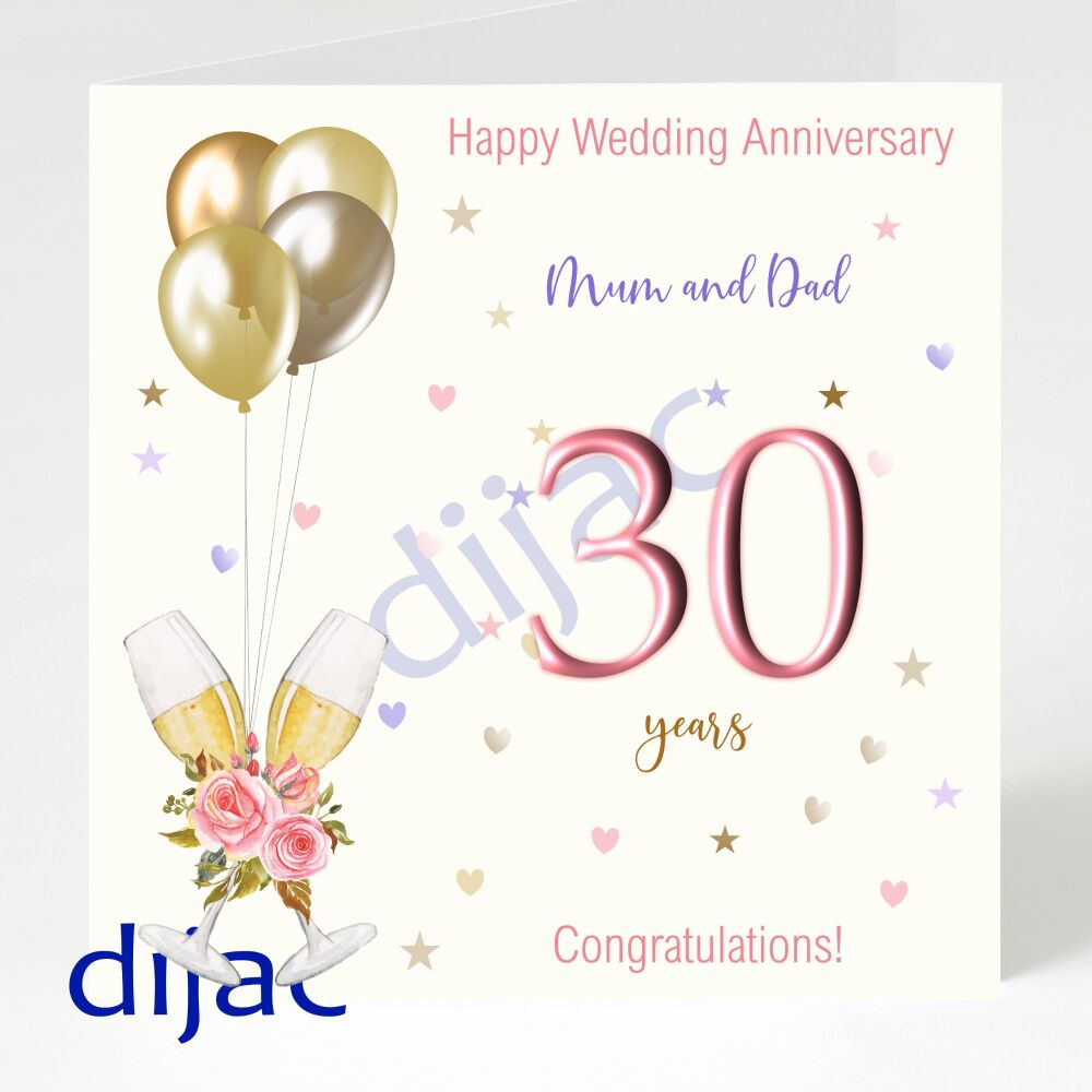 Wedding Anniversary Card GCA13