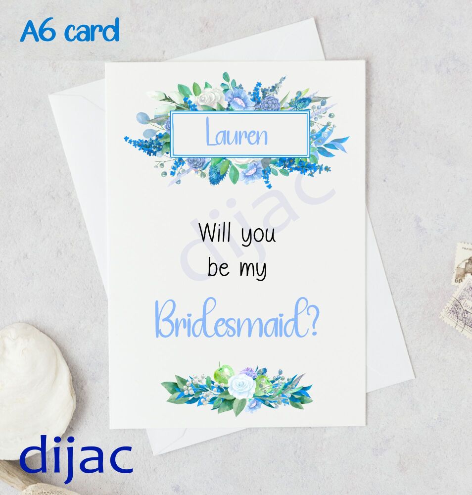 Wedding Card / Will You Be My Maid of Honour GCWBR2