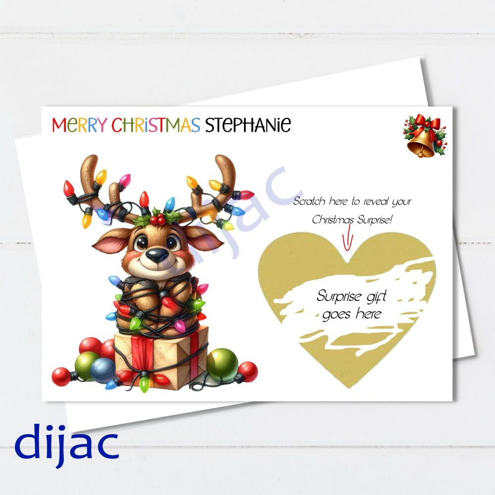 Scratch Off Christmas Card GCCSC6