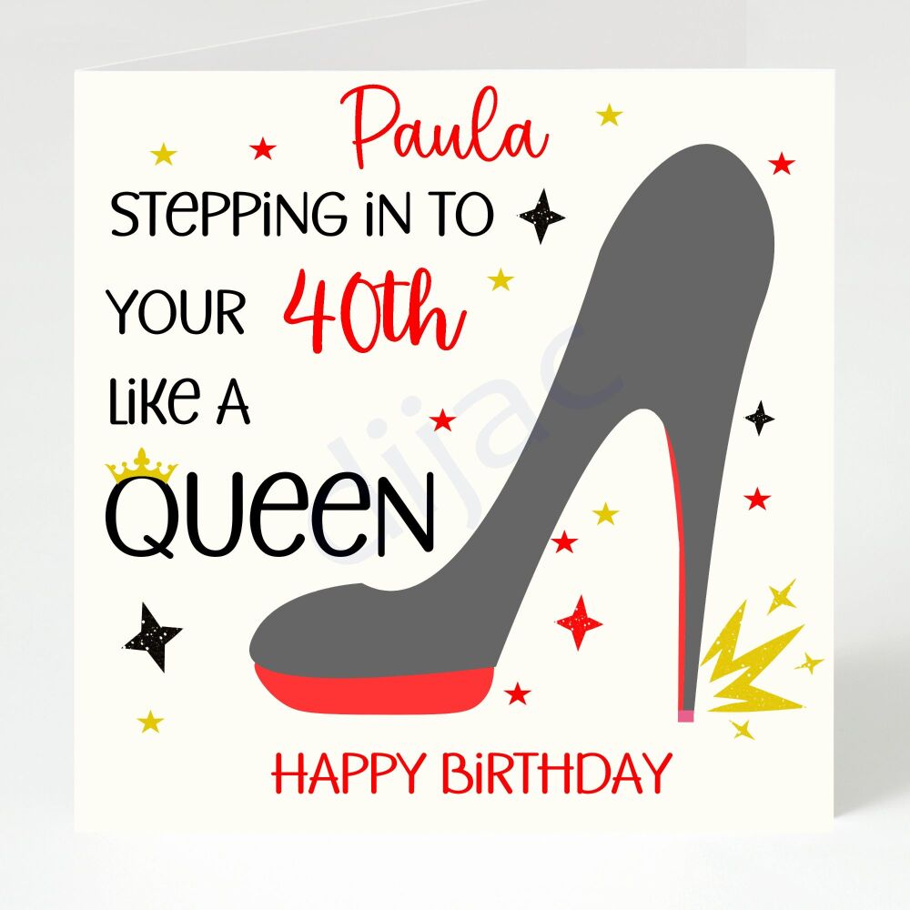 Female Happy Birthday Card GCBA8