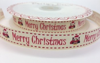 BTB044 - Merry Christmas Owl 15mm