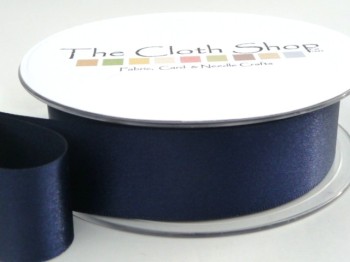 Double Satin Ribbon Navy Blue 3501-13