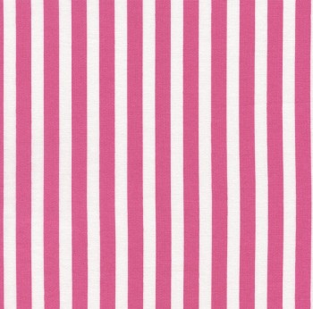 C3436P - Pink & White Stripe Cotton Quilting Fabric | Timeless Treasures