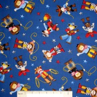 C1561 Cowboys Childrens Quilting Fabric Sold in FQ, 1/2m, 1m Lengths