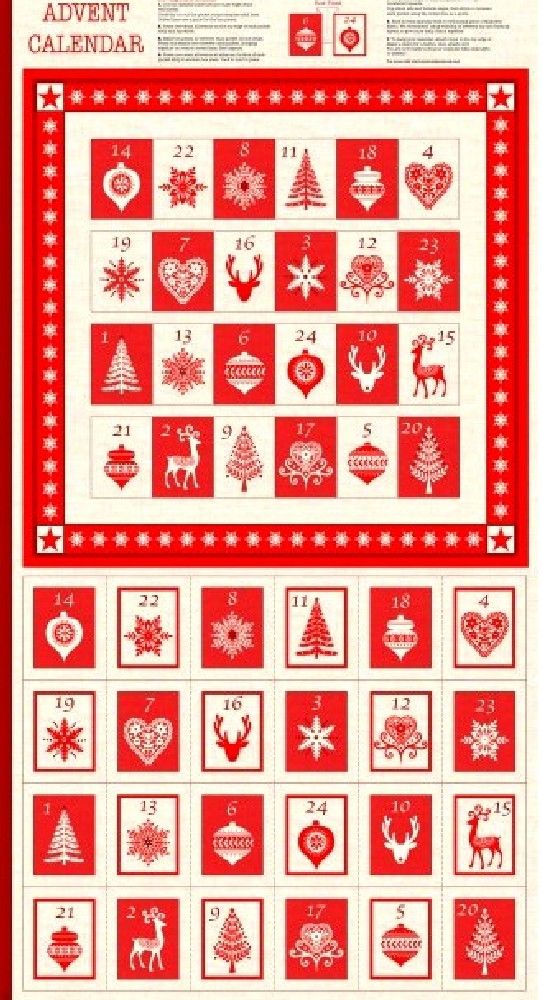 1595-1 Scandi Christmas Advent Calendar