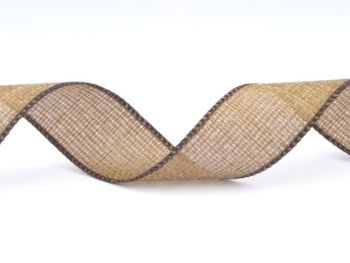 COS17A11 Wired Hessian Ribbon 38mm & 63mm